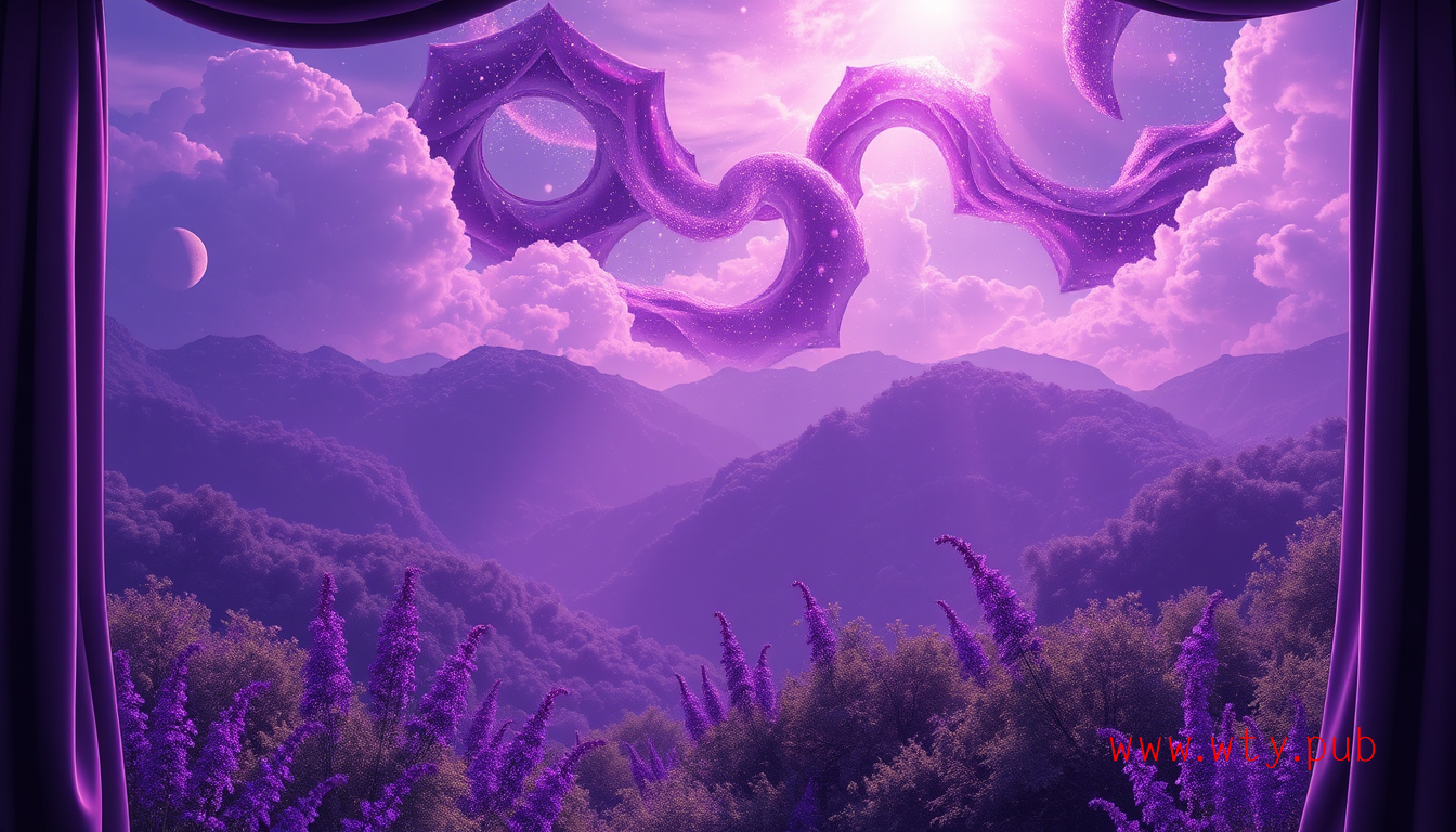 紫梦幽帘：一场梦幻般的紫色之旅