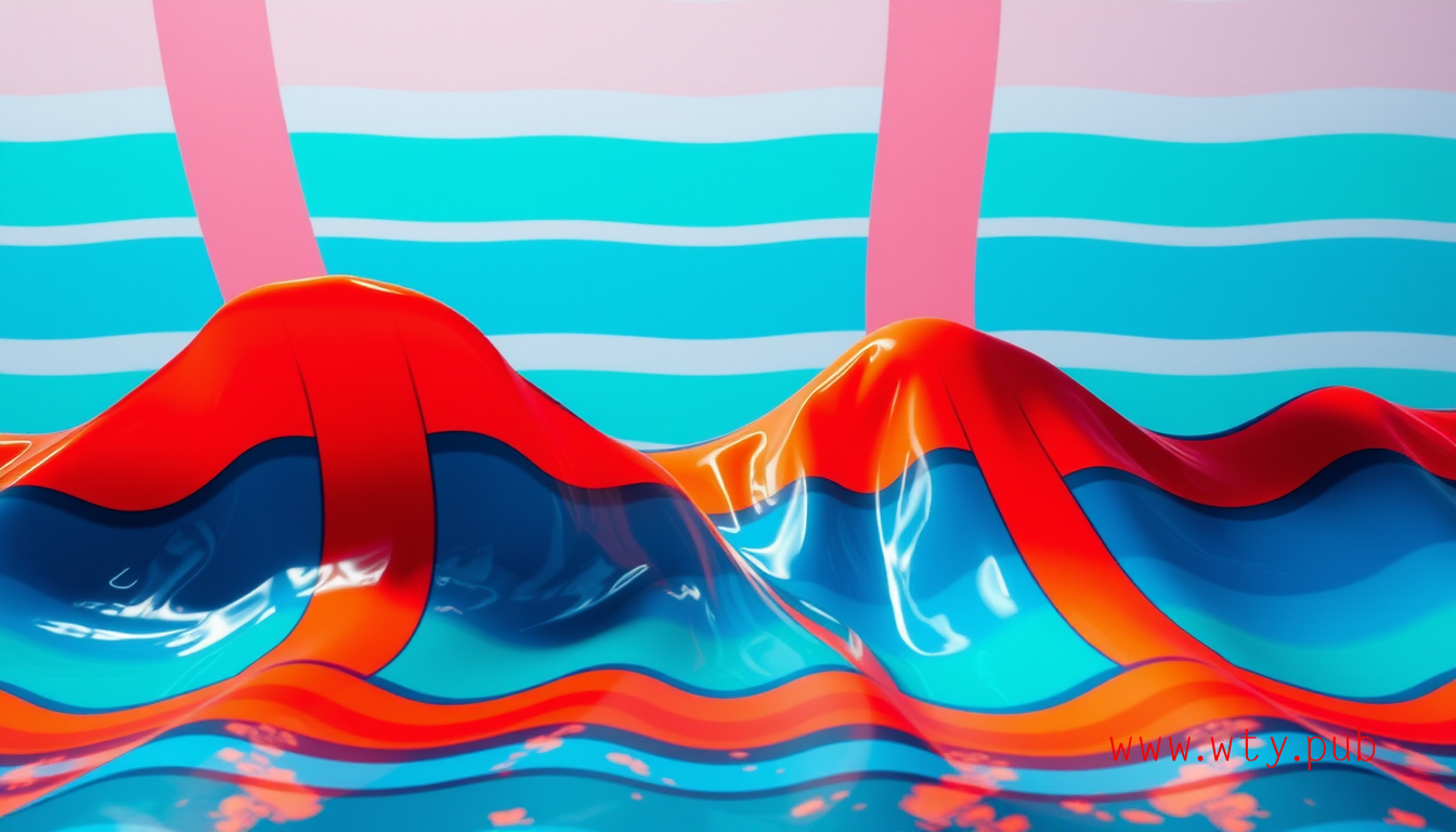 条纹狂想的时尚新纪元之颂：追求潮流的新视觉标纪元：缤纷条纹浪潮狂想新视界。