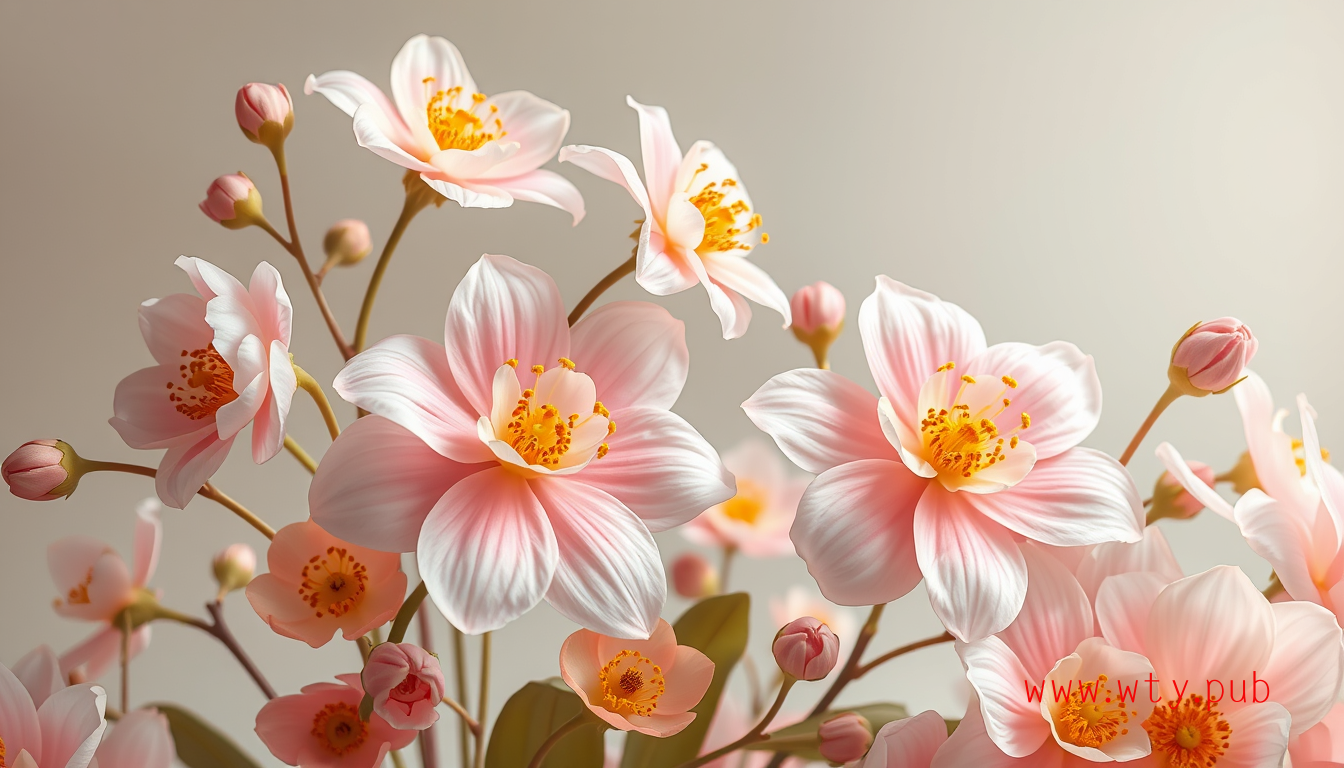 淡彩之中的雅致花韵：浅色系之清凉格调