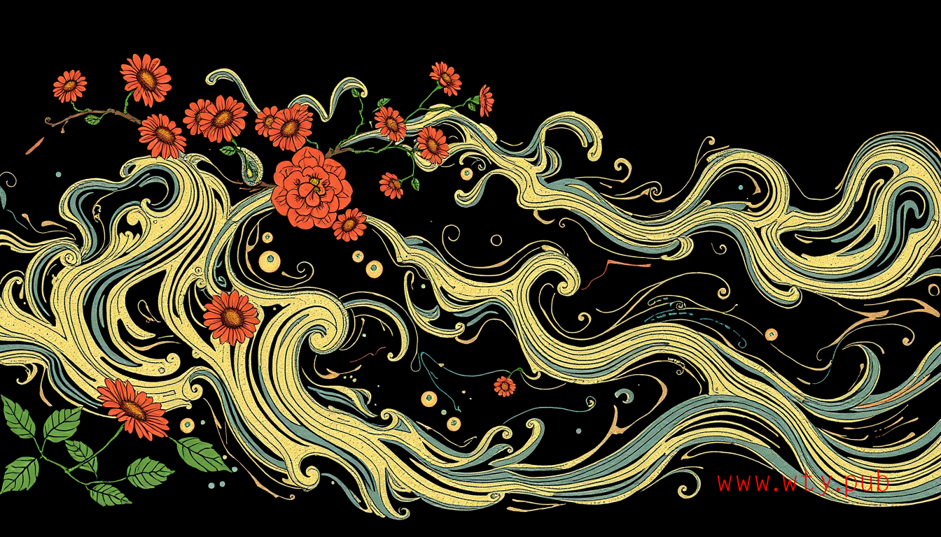 清新文艺风T恤：诗意流淌于每一笔线条间