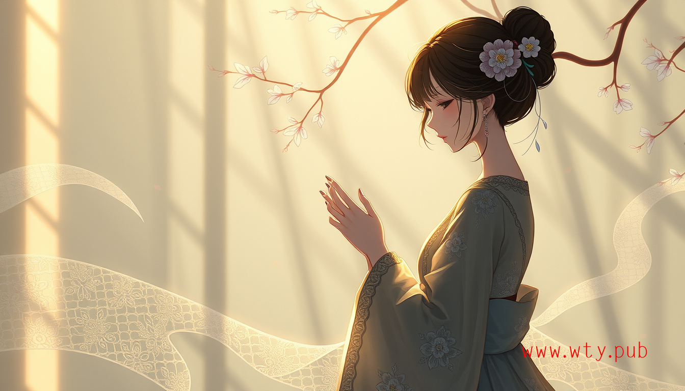 “蕾丝轻扬黛玉情，纤影流转诉柔怀”