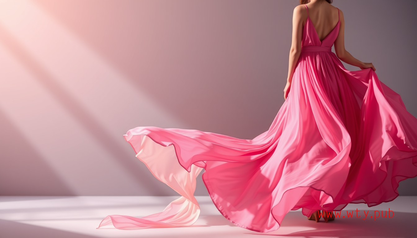 纯色的优雅：飘逸长裙的浪漫诗意之旅