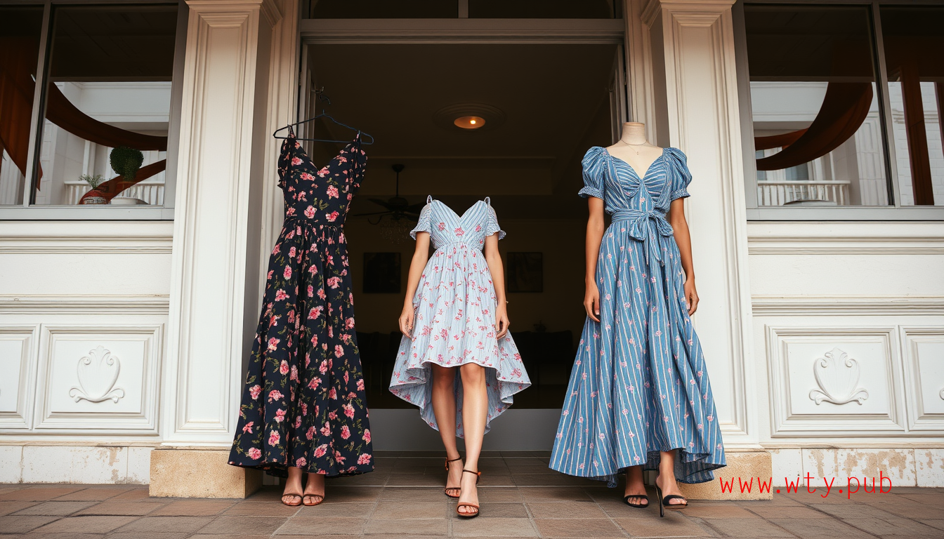 时尚魅力：连衣裙与半身裙的百变选择