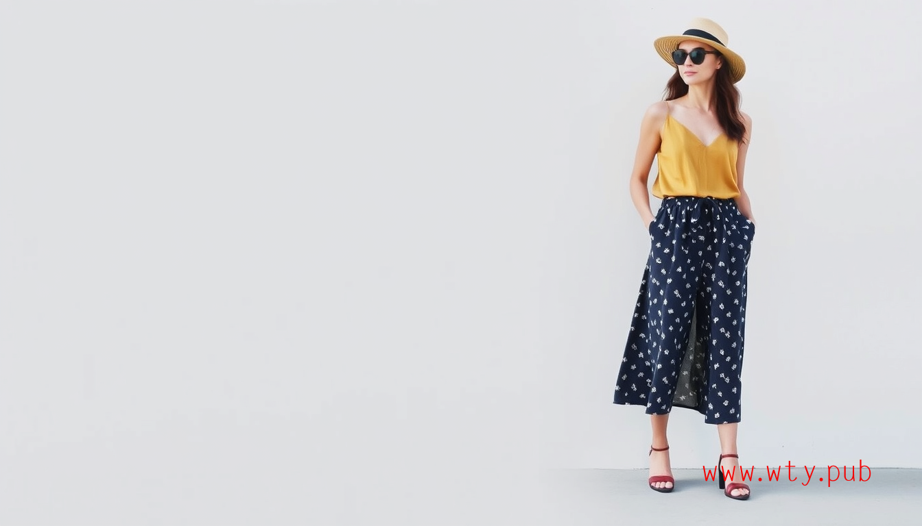 夏日穿搭秘诀：“上简下雅”风尚解析