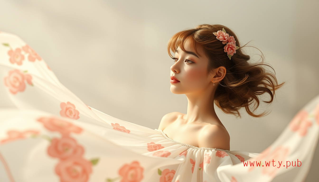 碎花裙的轻盈风采：如风轻拂面颊的诗意之裙