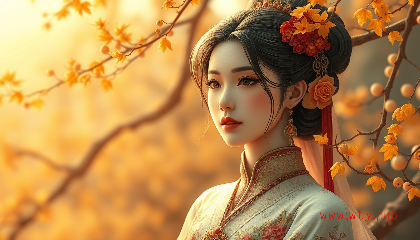 金秋女神的优雅风采
