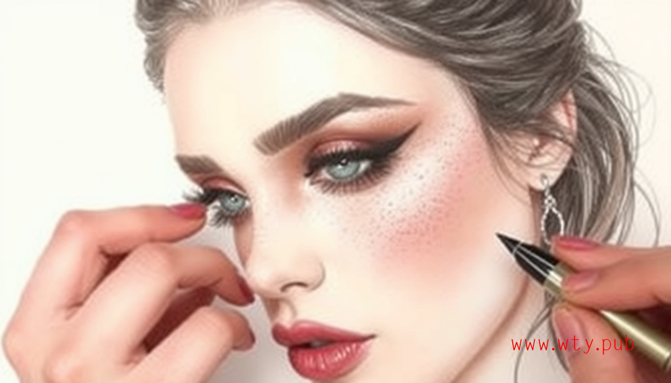 小烟熏妆的画法教程：如何轻松打造女神妆效。