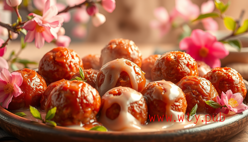 “春暖花开，肉圆飘香——解锁肉圆喜迎春的独特制作秘籍！”