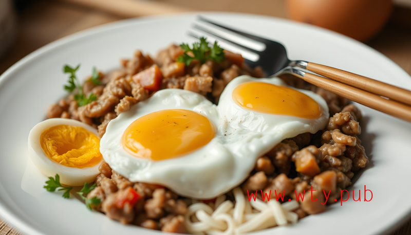 “秘制肉末豆腐蒸蛋，营养美味两步到位的家常菜教程”