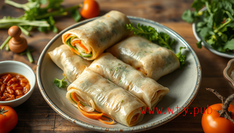 家常美味大揭秘：青菜螺纹卷制作教程，色香味俱全，一看就会！