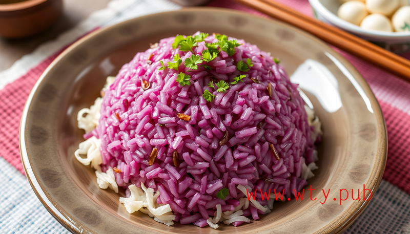 紫色梦幻八宝饭：传统美味，DIY教程大揭秘！