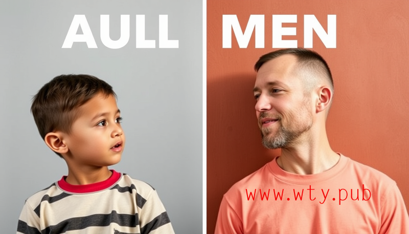 幼童与成男对比：这些细节让你了解两者差异！